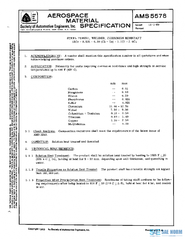 SAE AMS5578 PDF