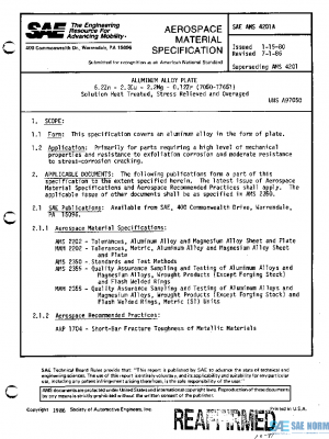 SAE AMS4201A PDF