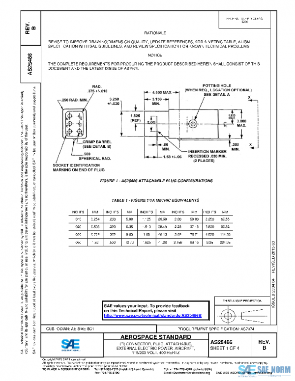 SAE AS25486B PDF SAE AS25486B PDF