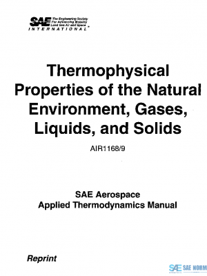 SAE AIR1168/9 PDF