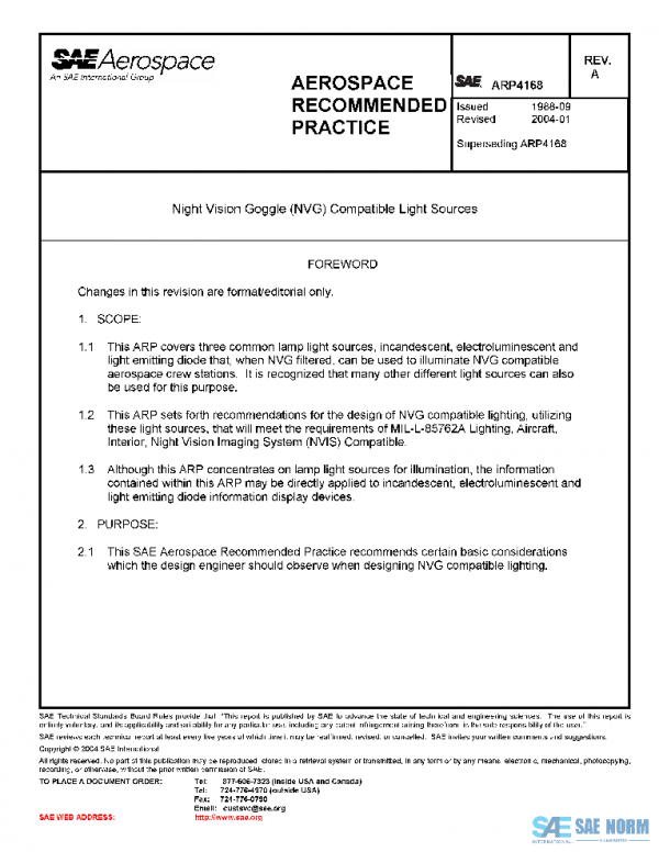 SAE ARP4168A PDF