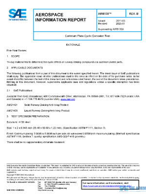 SAE AIR6130B PDF SAE AIR6130B PDF