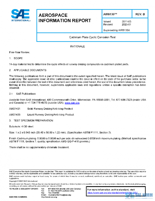 SAE AIR6130B PDF