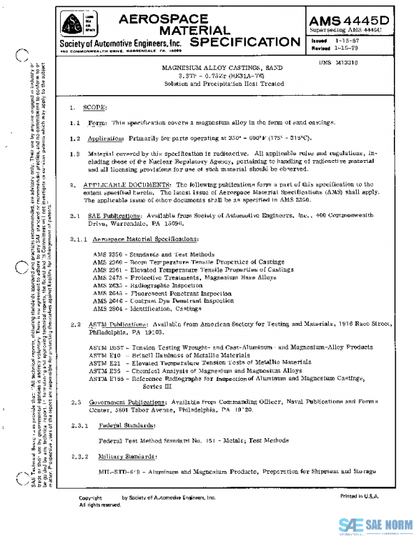 SAE AMS4445D PDF