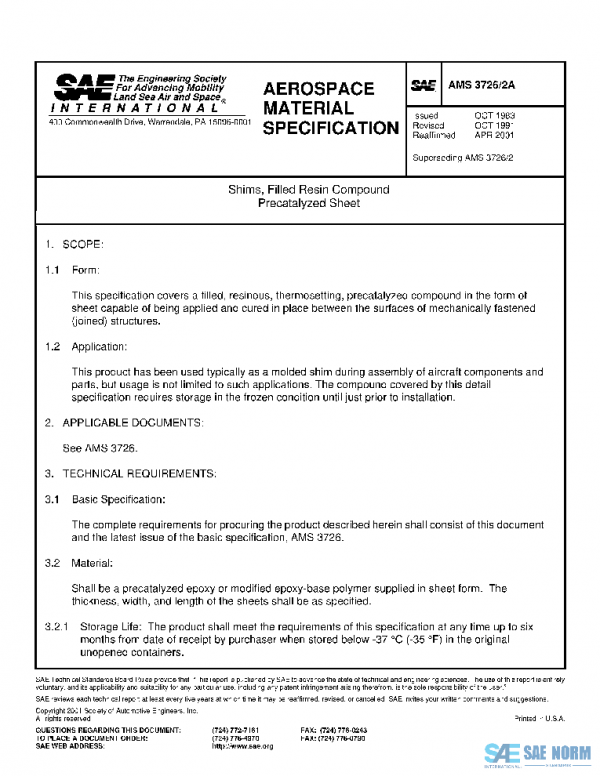 SAE AMS3726/2A PDF
