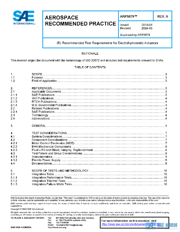 SAE ARP5879A PDF SAE ARP5879A PDF