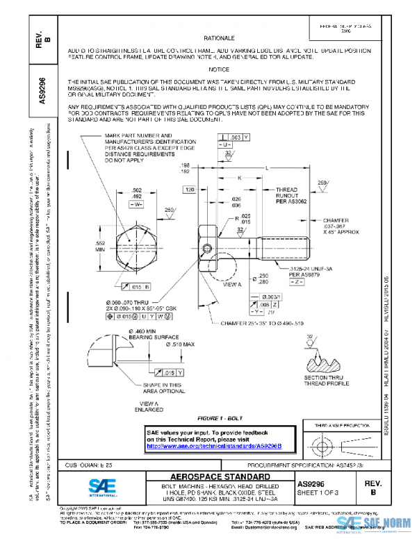 SAE AS9296B PDF