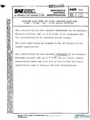 SAE AMS4052A PDF