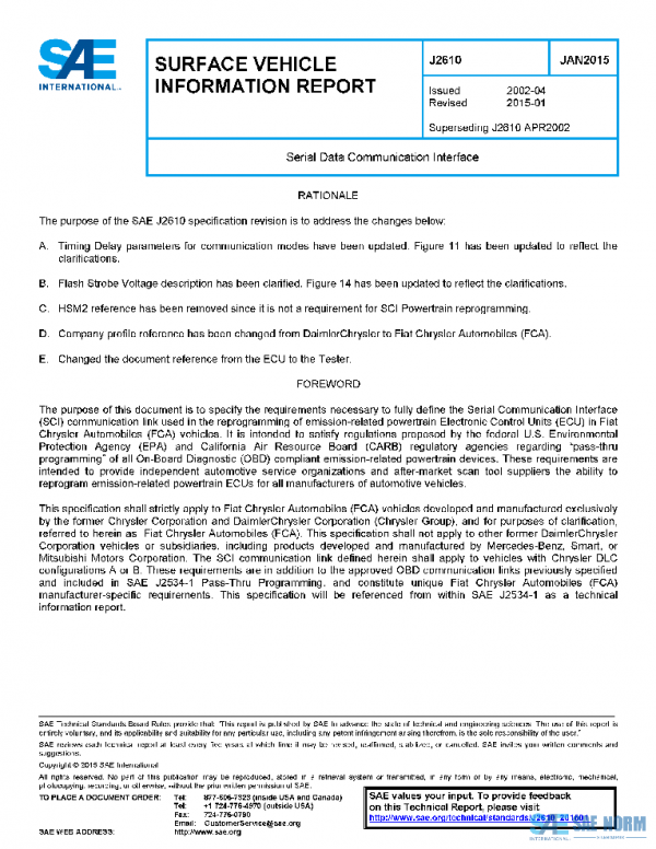 SAE J2610_201501 PDF
