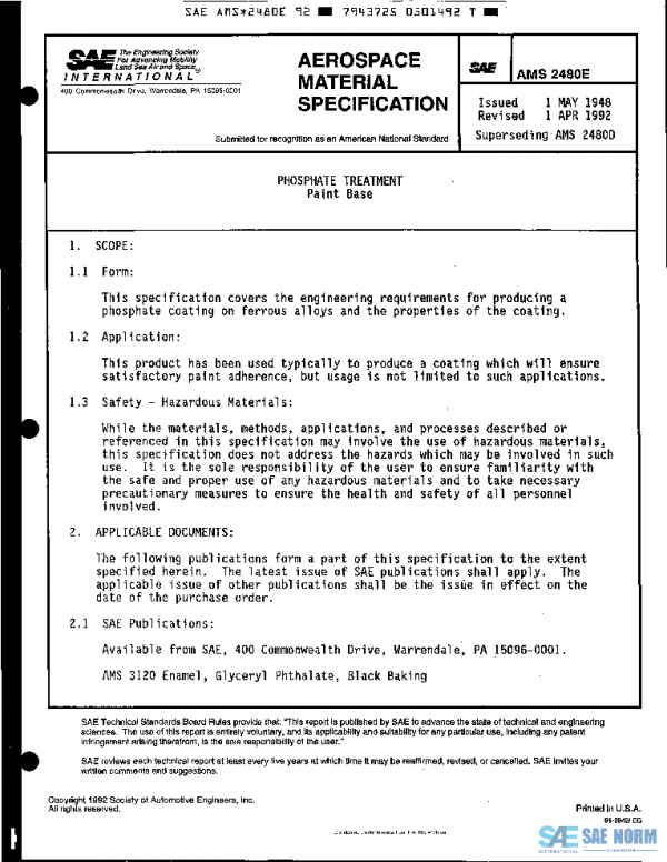 SAE AMS2480E PDF