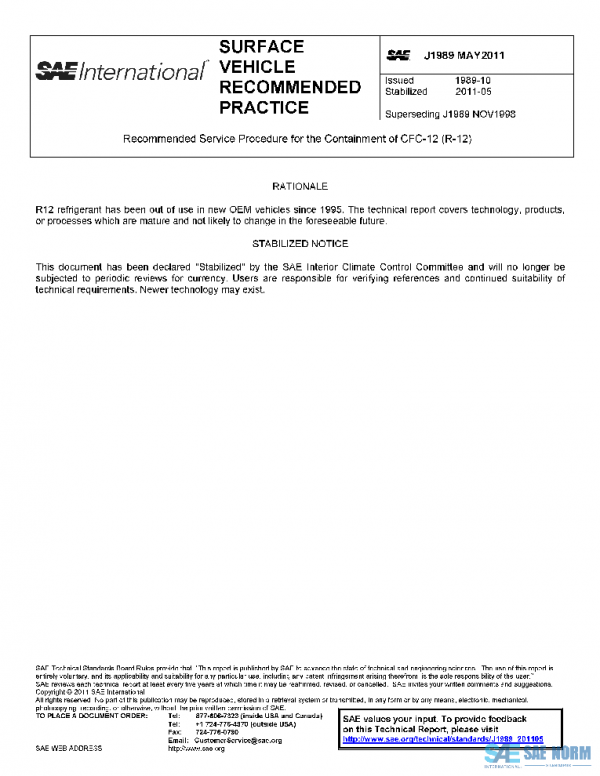SAE J1989_201105 PDF