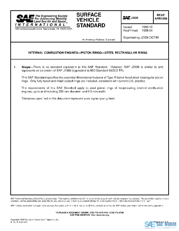 SAE J2226_199804 PDF SAE J2226_199804 PDF