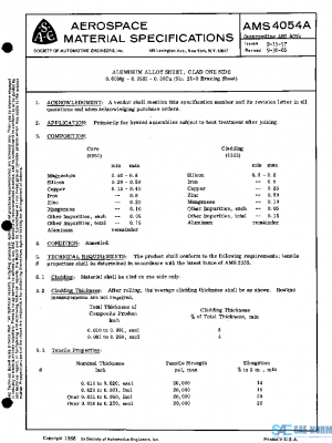 SAE AMS4054A PDF