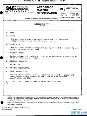 SAE AMS7295/8A PDF