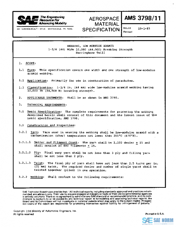 SAE AMS3798/11 PDF