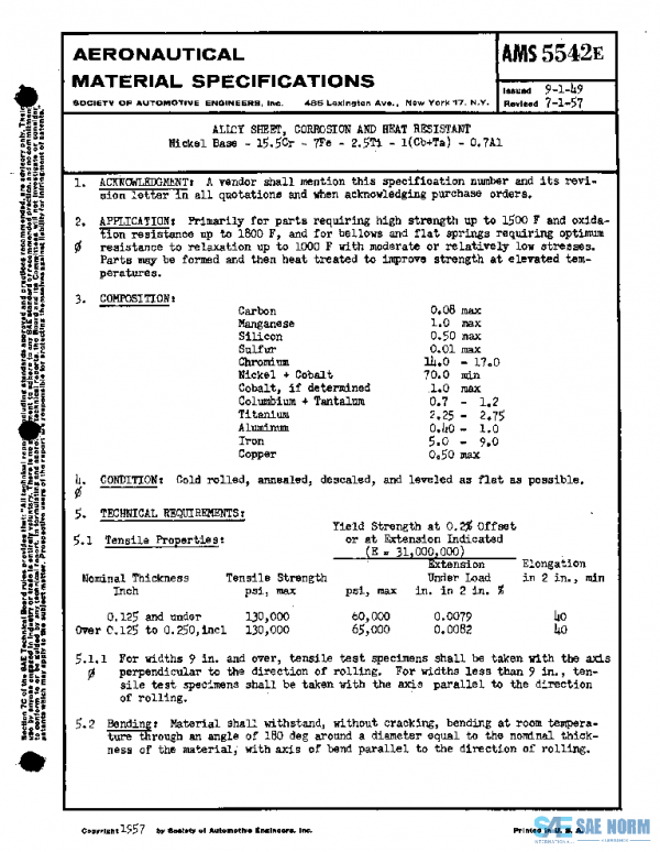 SAE AMS5542E PDF SAE AMS5542E PDF