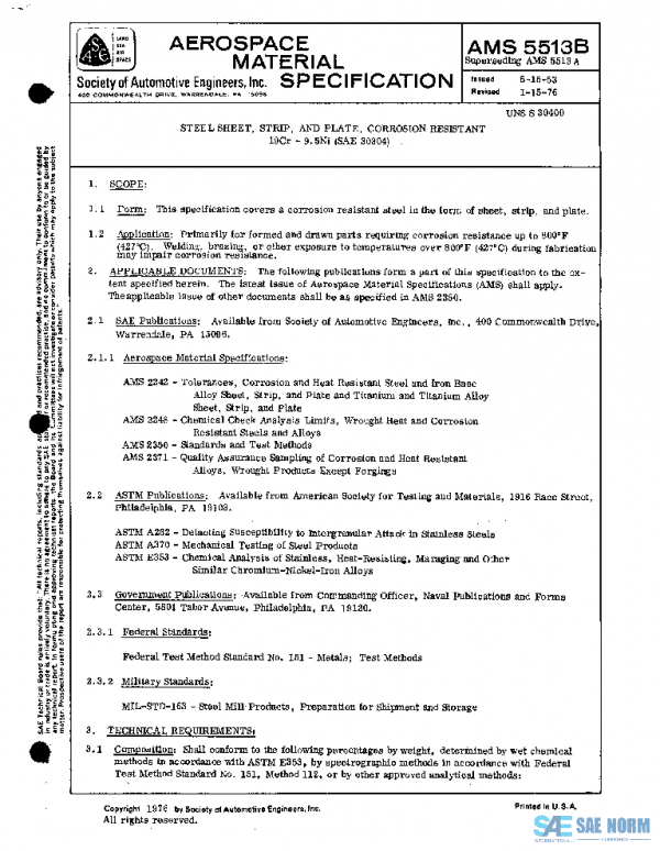 SAE AMS5513B PDF