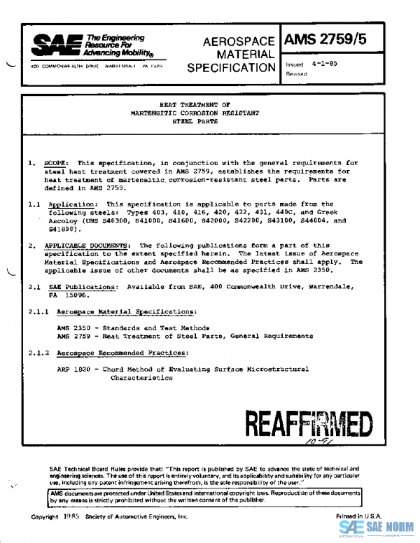 SAE AMS2759/5 PDF