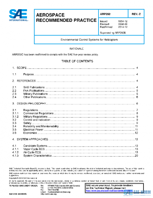SAE ARP292C PDF