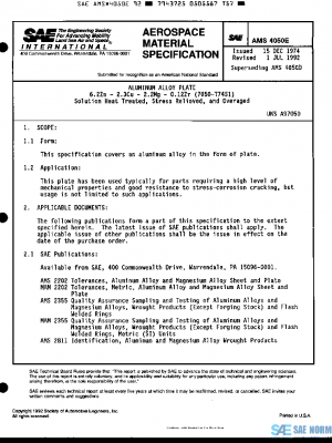 SAE AMS4050E PDF