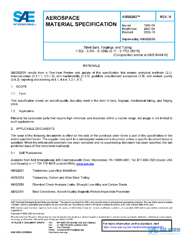 SAE AMS6263N PDF