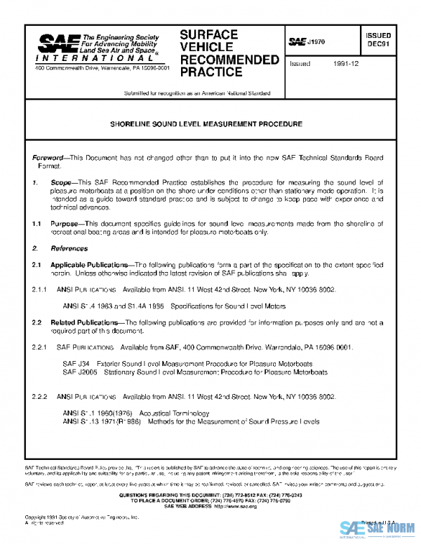 SAE J1970_199112 PDF