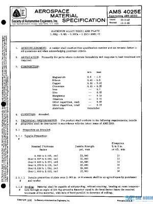 SAE AMS4025E PDF