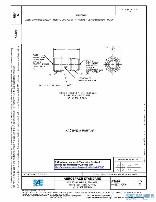 SAE AS896C PDF SAE AS896C PDF