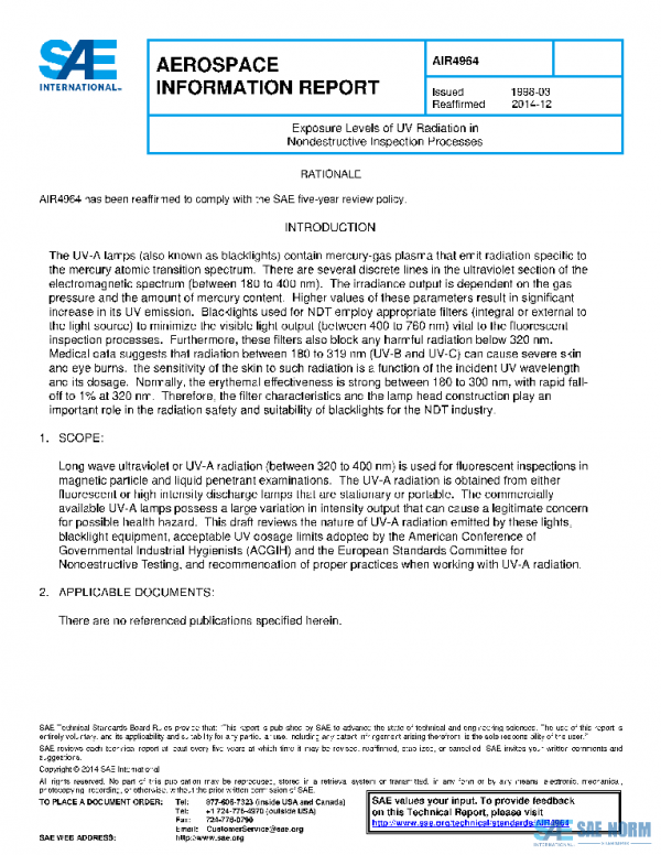 SAE AIR4964 PDF