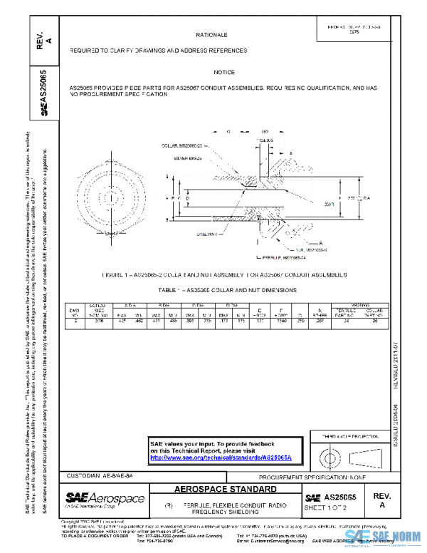 SAE AS25065A PDF