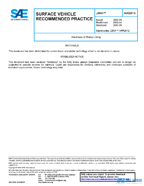 SAE J2654_201508 PDF