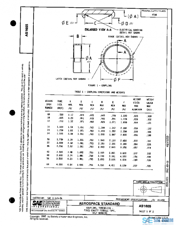 SAE AS1655 PDF