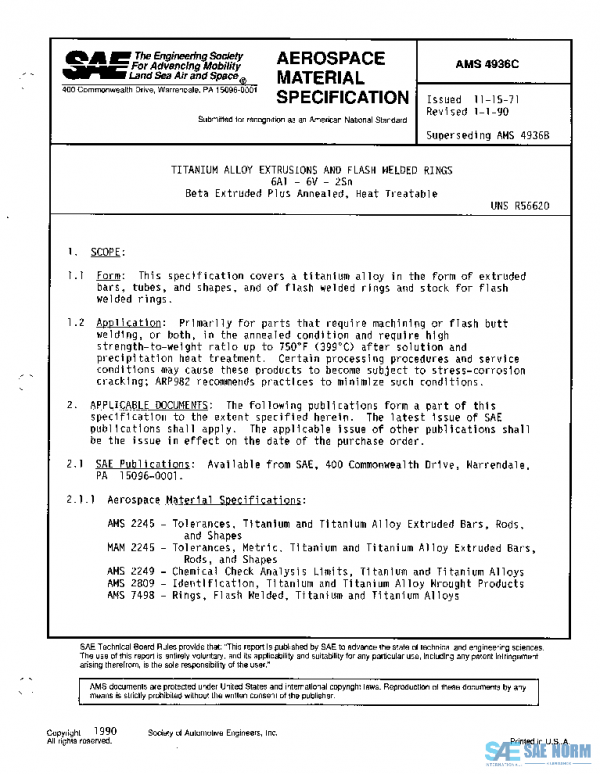 SAE AMS4936C PDF