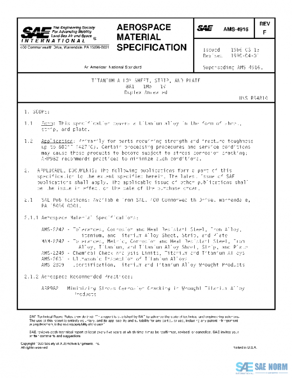 SAE AMS4916F PDF