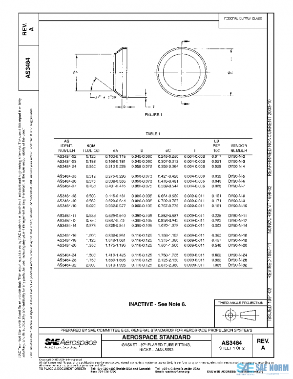 SAE AS3484A PDF SAE AS3484A PDF