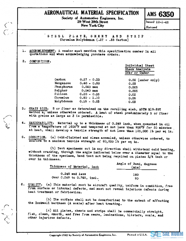 SAE AMS6350 PDF SAE AMS6350 PDF