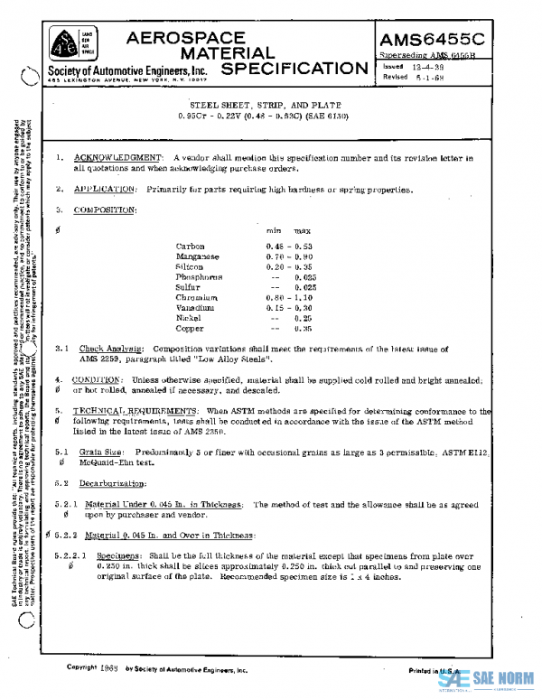 SAE AMS6455C PDF