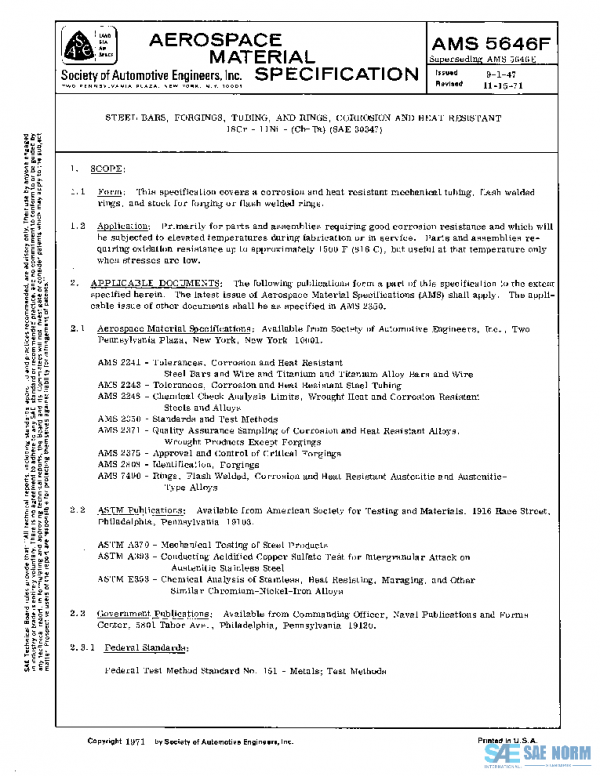 SAE AMS5646F PDF