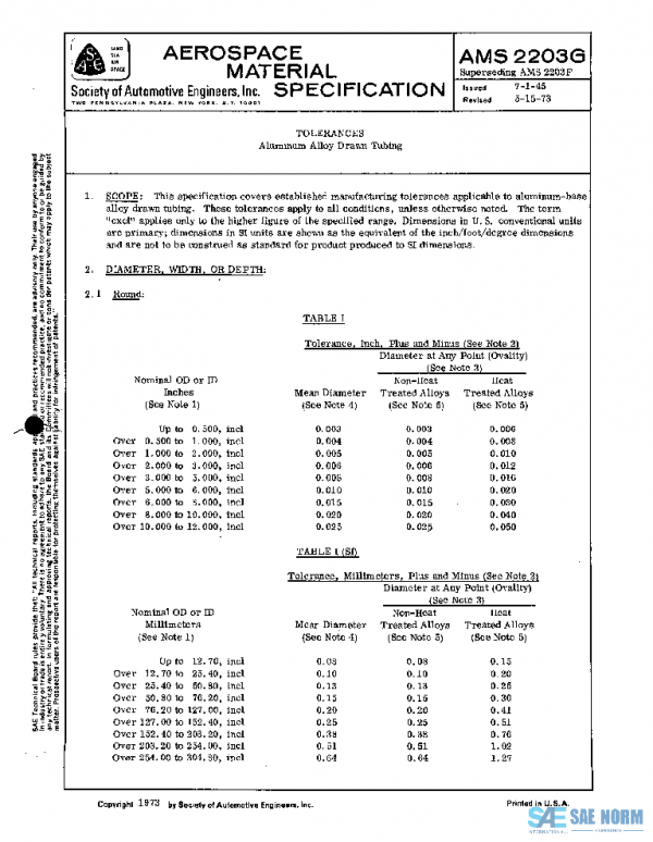 SAE AMS2203G PDF SAE AMS2203G PDF