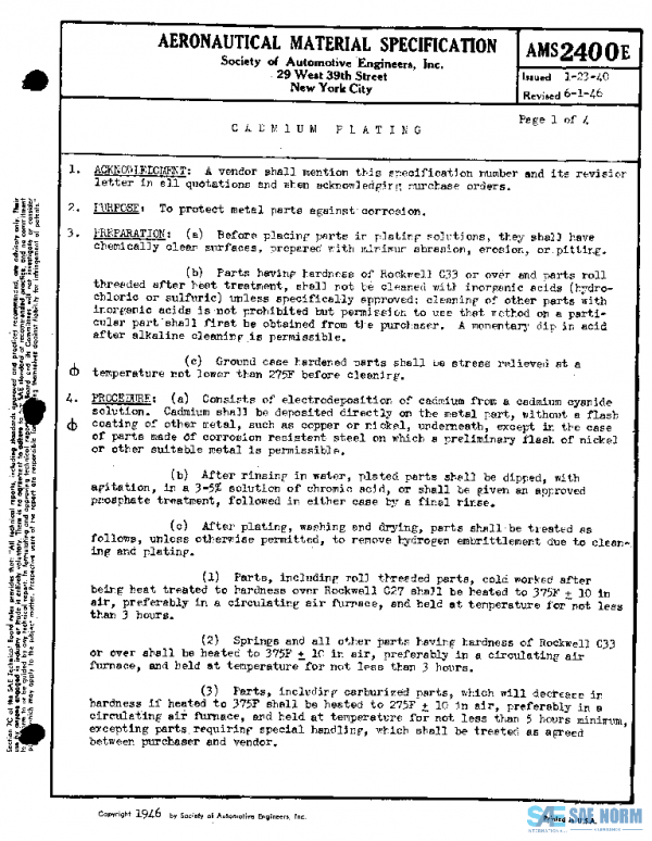 SAE AMS2400E PDF SAE AMS2400E PDF