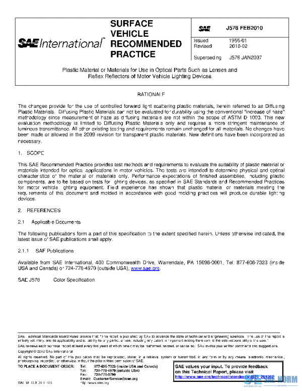 SAE J576_201002 PDF SAE J576_201002 PDF