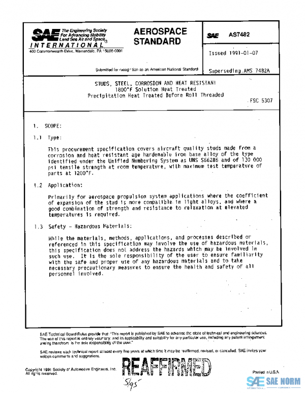 SAE AS7482 PDF