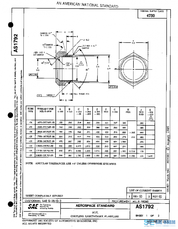 SAE AS1792 PDF SAE AS1792 PDF