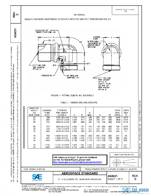 SAE AS4221C PDF SAE AS4221C PDF