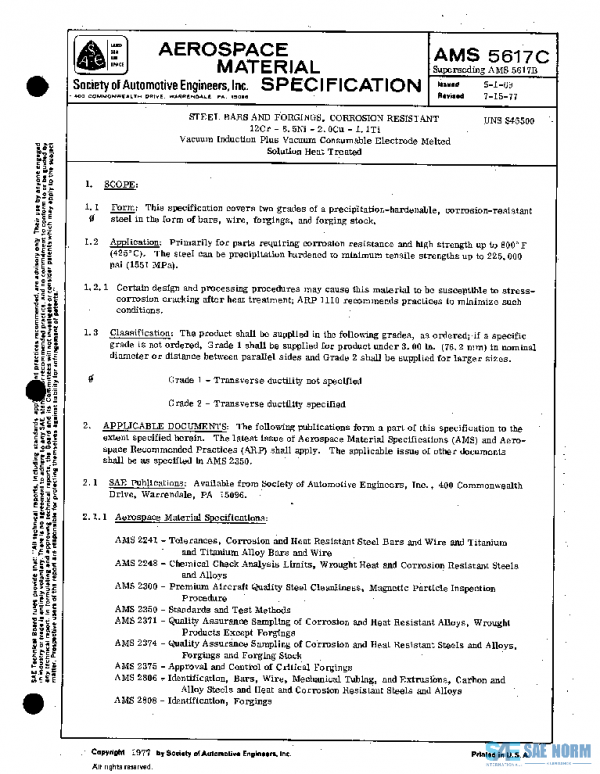 SAE AMS5617C PDF