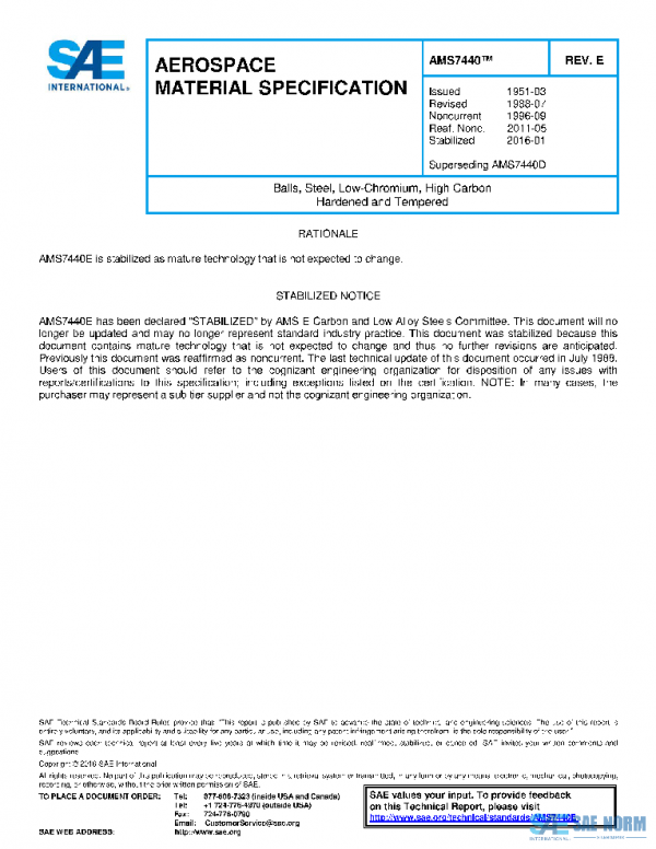 SAE AMS7440E PDF