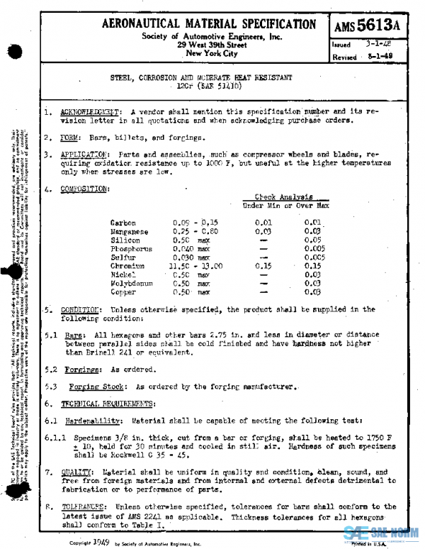 SAE AMS5613A PDF SAE AMS5613A PDF