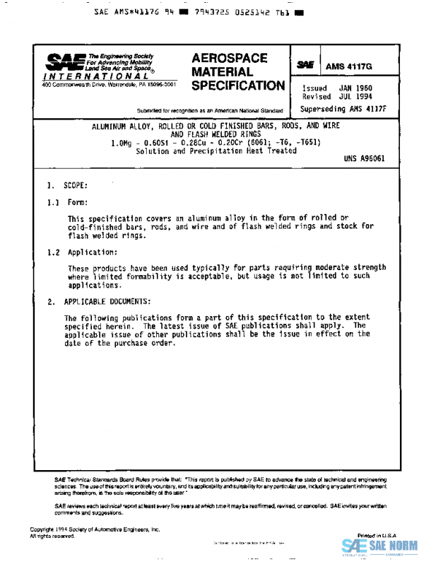 SAE AMS4117G PDF