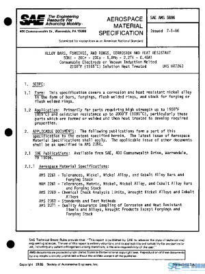 SAE AMS5886 PDF
