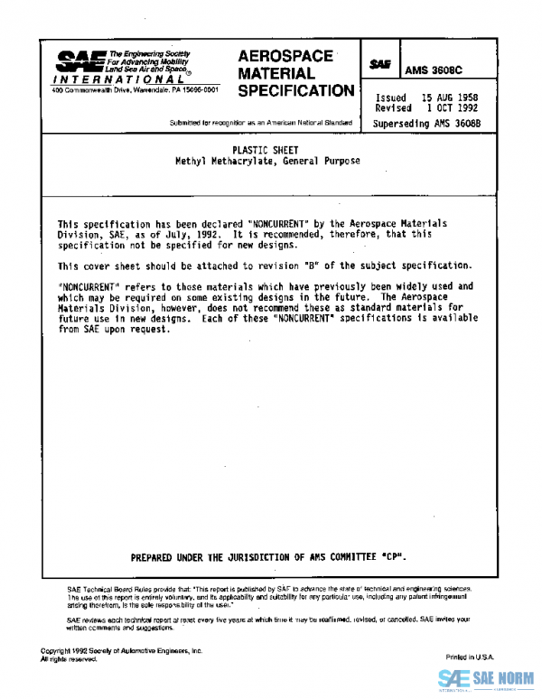 SAE AMS3608C PDF SAE AMS3608C PDF